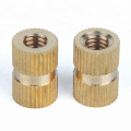 M8 M12 M22 Nickel Plated Brass Knurled Round Nut